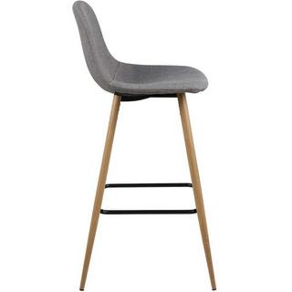 mutoni Tabouret de bar Lena gris clair-naturel  