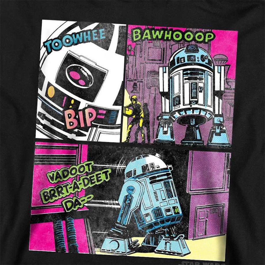 STAR WARS  To The Rescue Felpa Con Cappuccio R2d2 