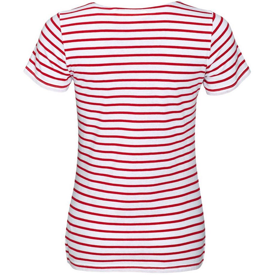 SOLS Miles T-Shirt Rigata Maniche Corte  