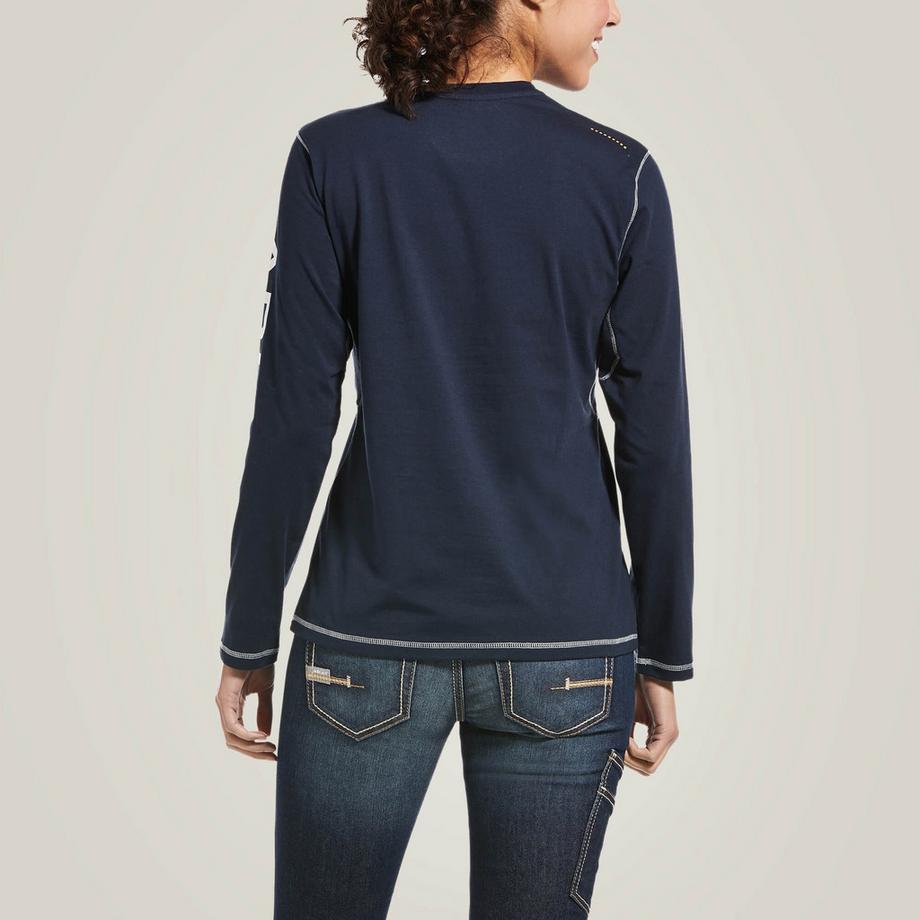 Ariat Rebar Workman Logo T-shirt Manches Longues  