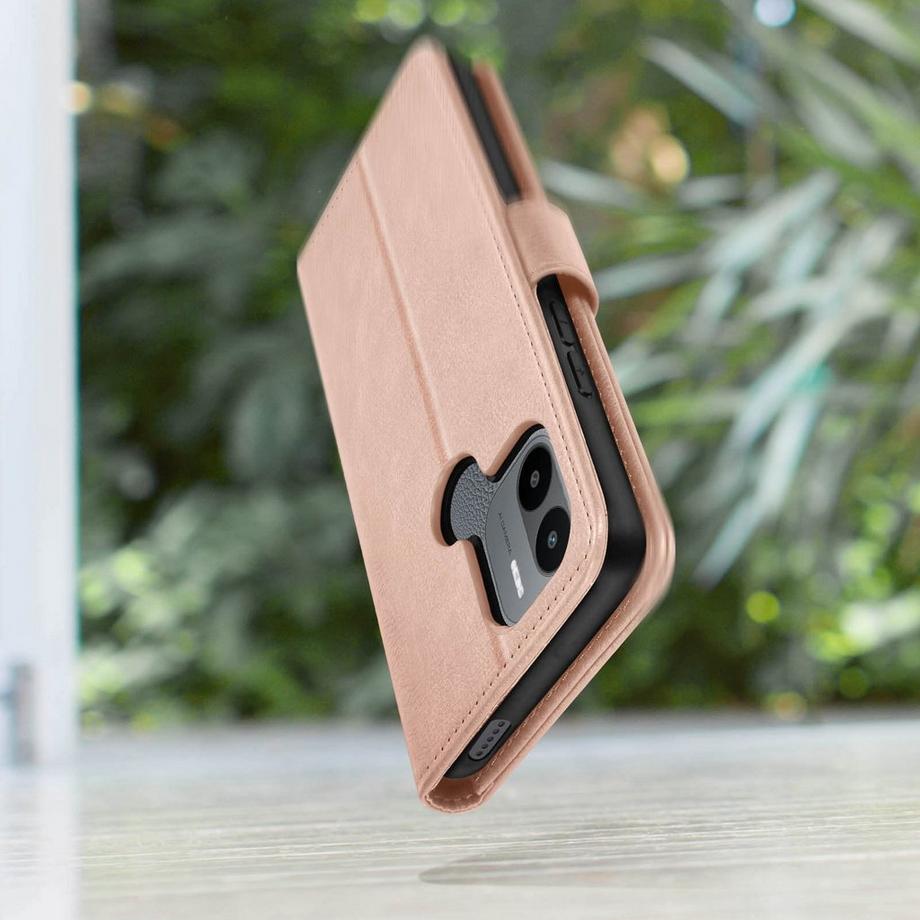 Avizar  Klappetui Xiaomi Redmi A1 / A2 Rosegold 