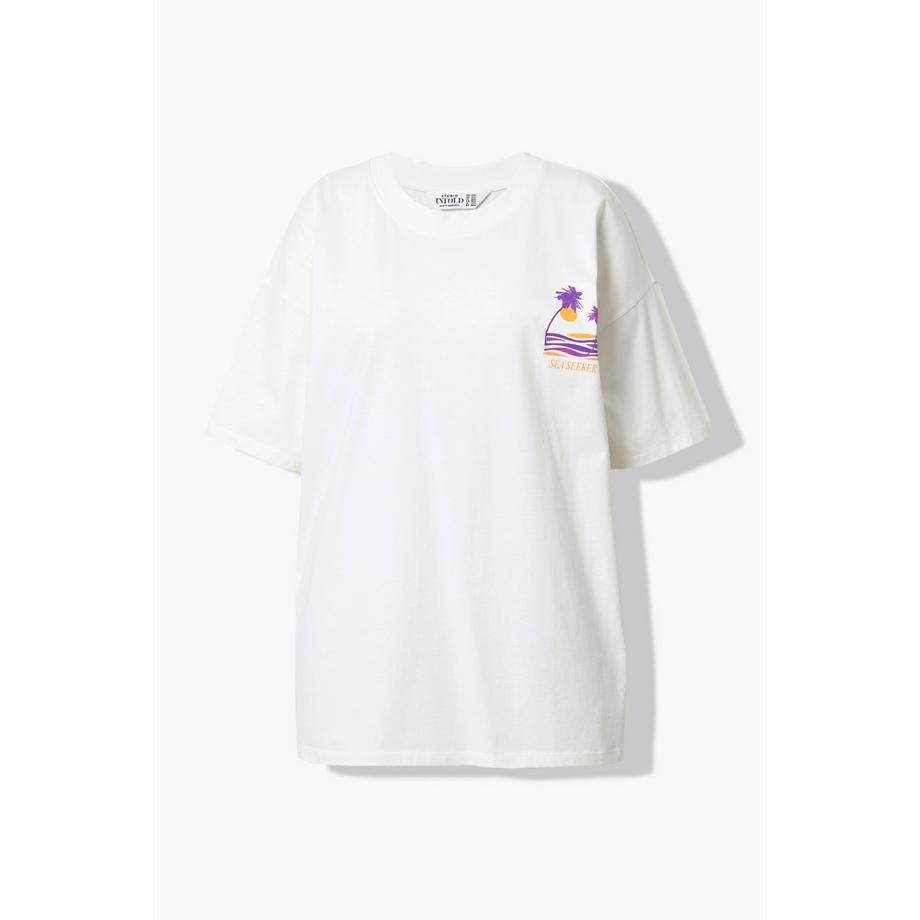 Studio Untold Oversized T-Shirt mit Rückenprint  