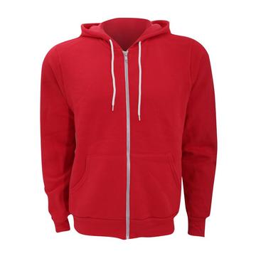 Canvas Fleece Kapuzenjacke