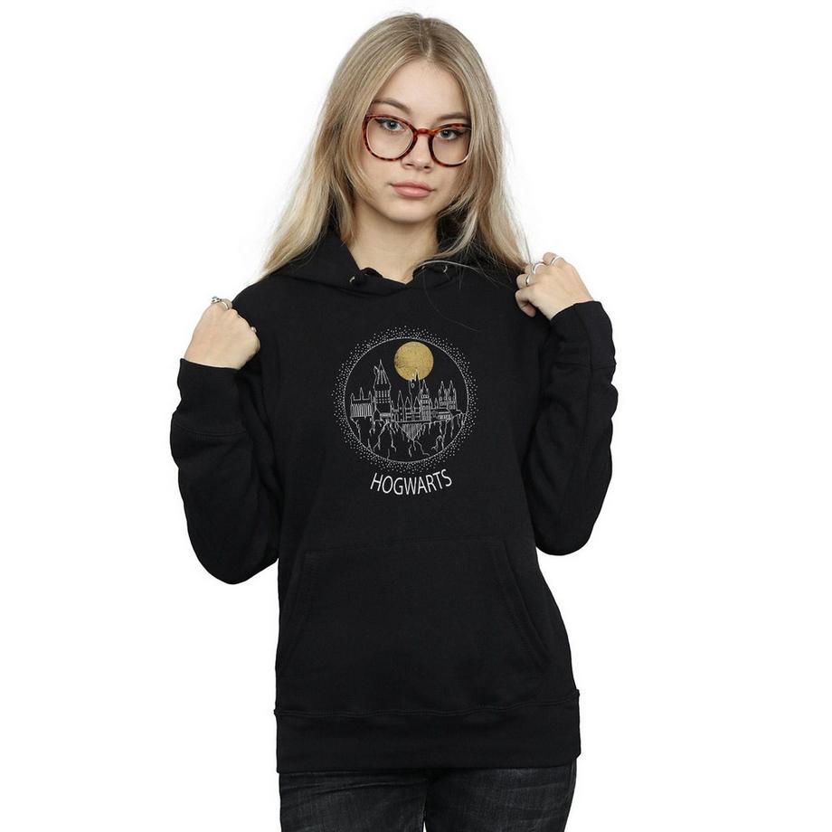 HARRY-POTTER Felpa con cappuccio Hogwarts  