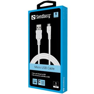 Sandberg  MicroUSB Sync/Charge Cable 1m 