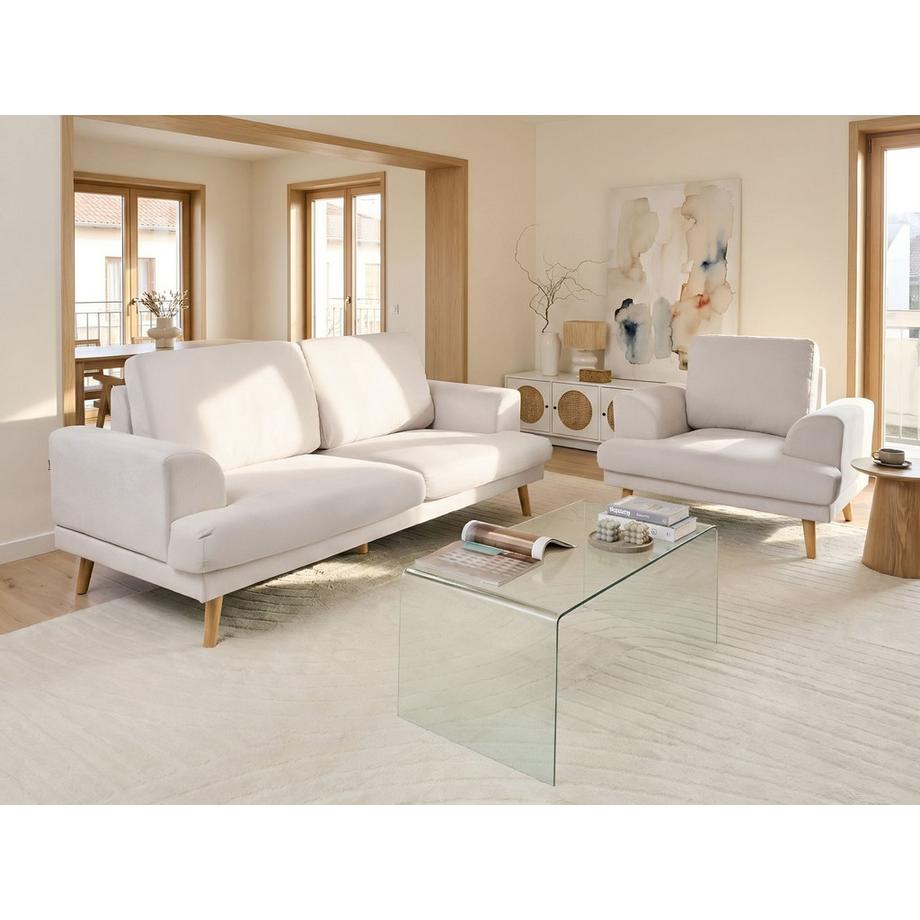 Beliani Salon pour 4 personnes en Tissu  KILDAL  