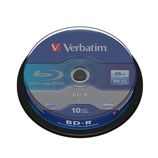Verbatim  Verbatim BD-R SL 25GB 6 x 10 Pack Spindle 10 Stück(e) 