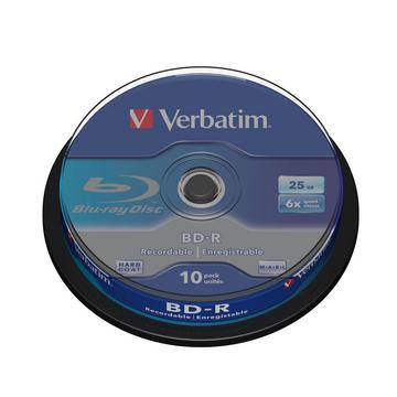 Verbatim BD-R SL 25GB 6 x 10 Pack Spindle 10 Stück(e)