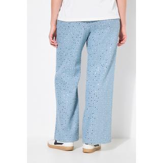 Studio Untold Jeans Wide Leg con Paillettes  