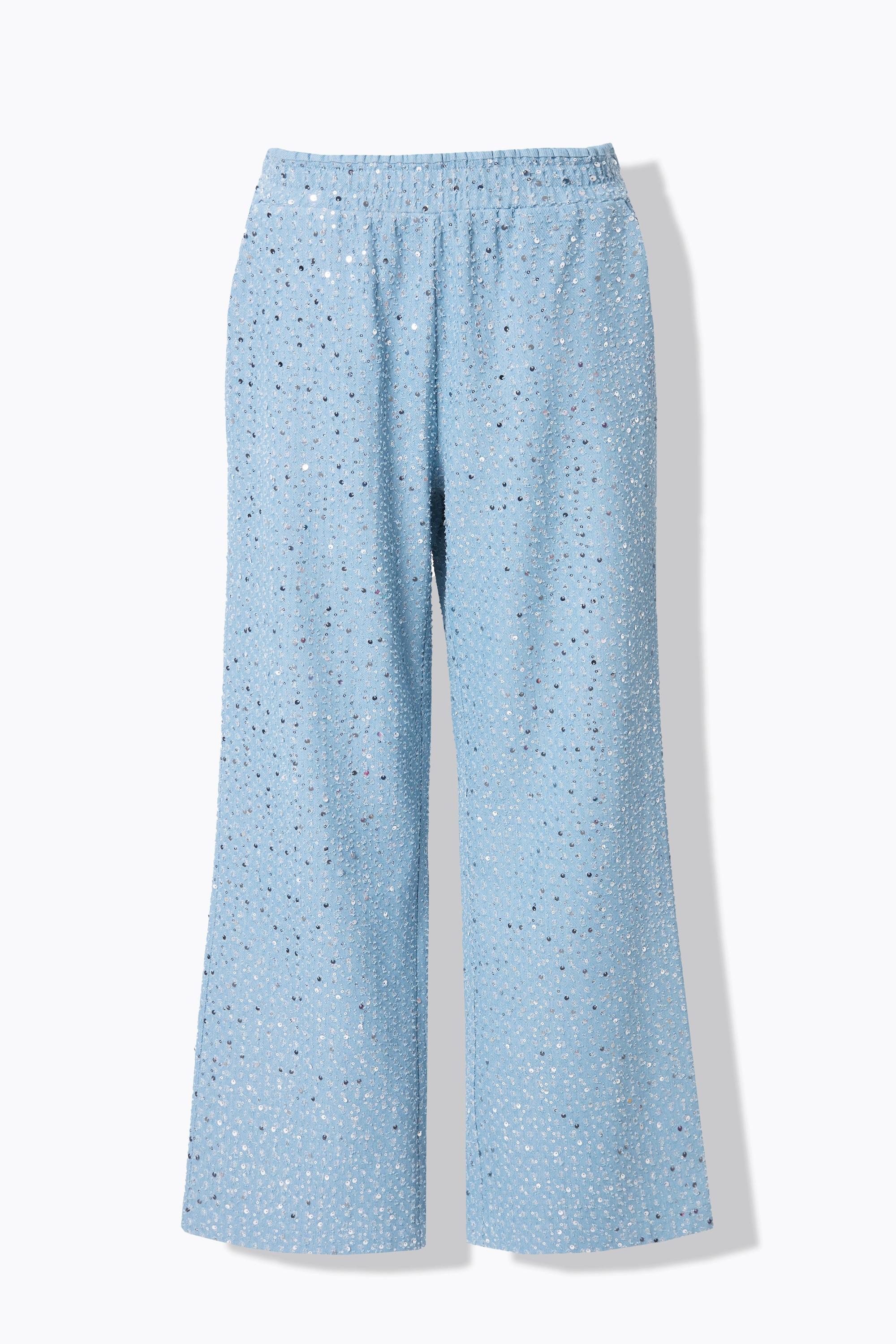 Studio Untold Jeans Wide Leg con Paillettes  