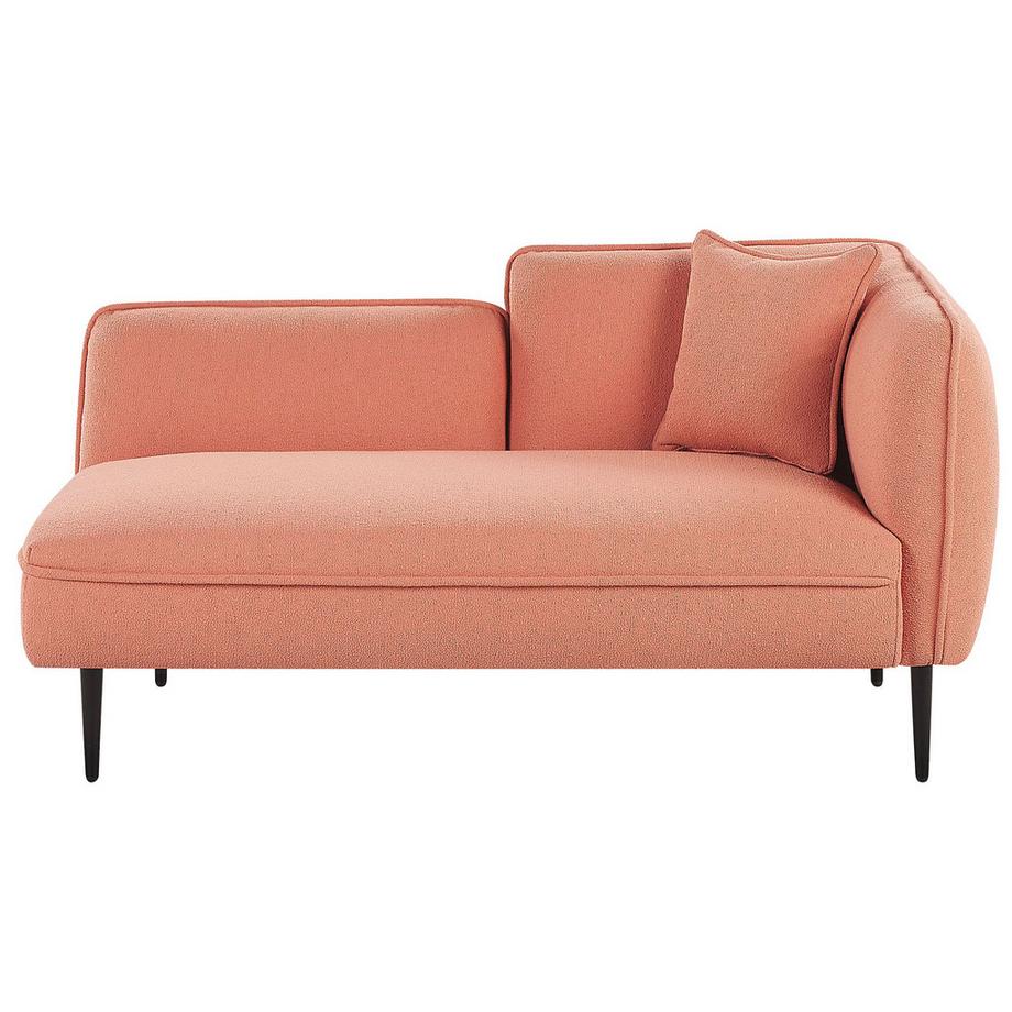 Beliani Chaise longue versione destra en Bouclé Glamour CHEVANNES  