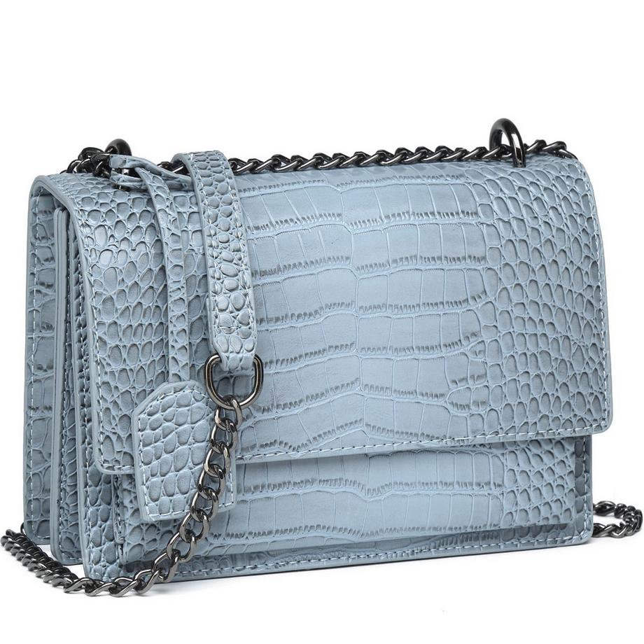 Only-bags.store Petit Sac à Bandoulière avec Bandoulière Chaîne  