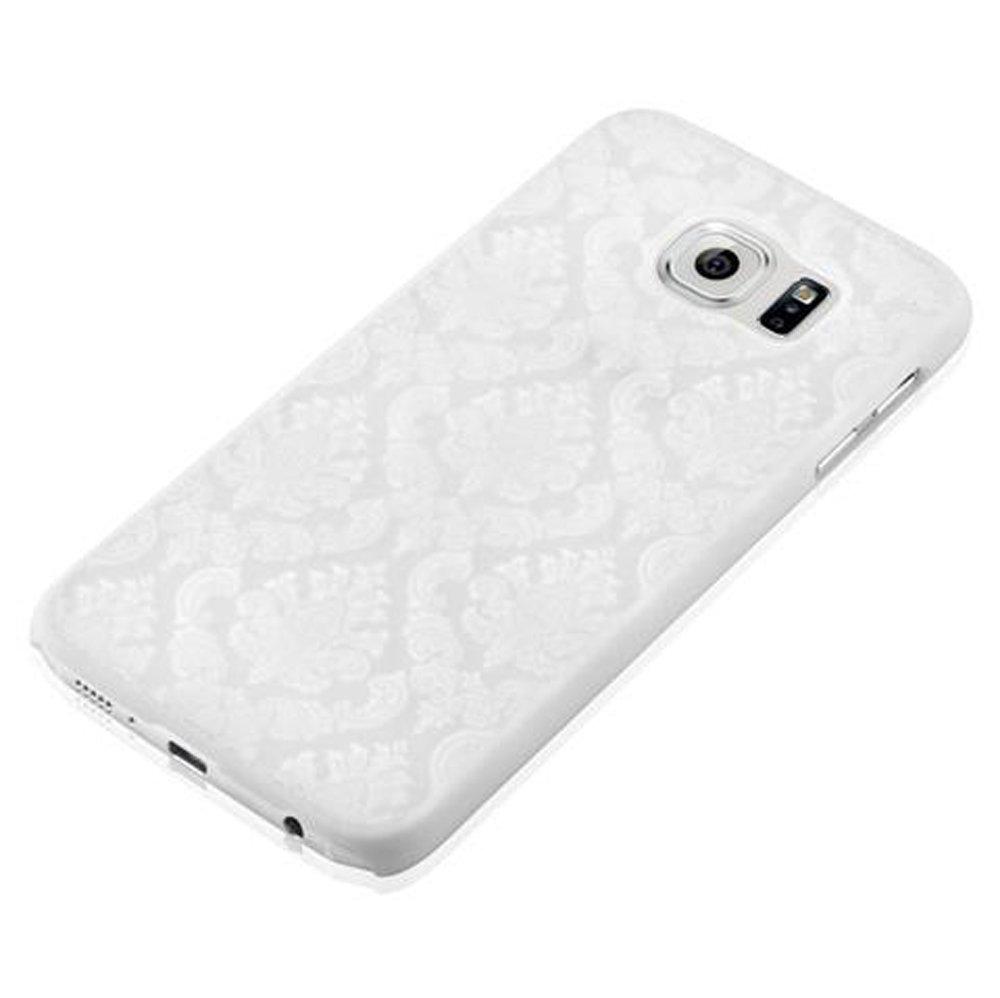 Cadorabo  Hülle für Samsung Galaxy S6 Blumen Paisley Henna Design 