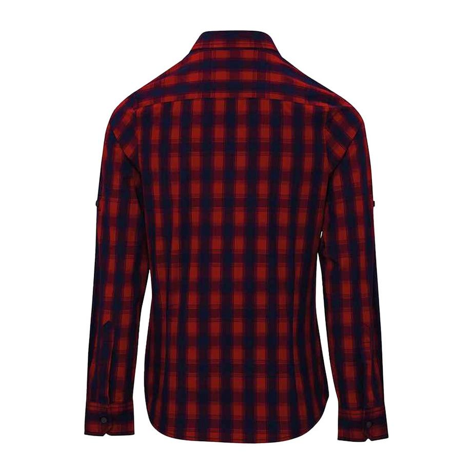 PREMIER Mulligan Camicia a Quadri Maniche Lunghe  