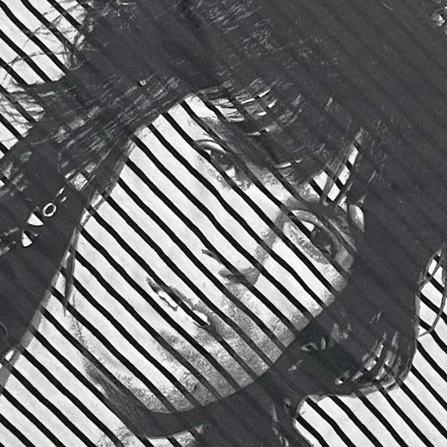 The Rolling Stones Keith Gestreiftes T-Shirt  