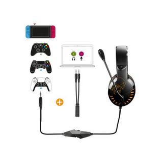 Spirit Of Gamer  PRO-H3 Kopfhörer Kabelgebunden Kopfband Gaming Schwarz, Orange 