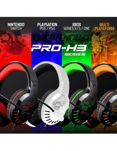 Spirit Of Gamer  PRO-H3 Kopfhörer Kabelgebunden Kopfband Gaming Schwarz, Orange 