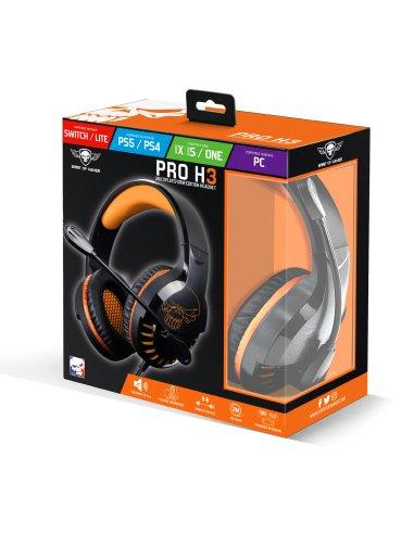 Spirit Of Gamer  PRO-H3 Kopfhörer Kabelgebunden Kopfband Gaming Schwarz, Orange 