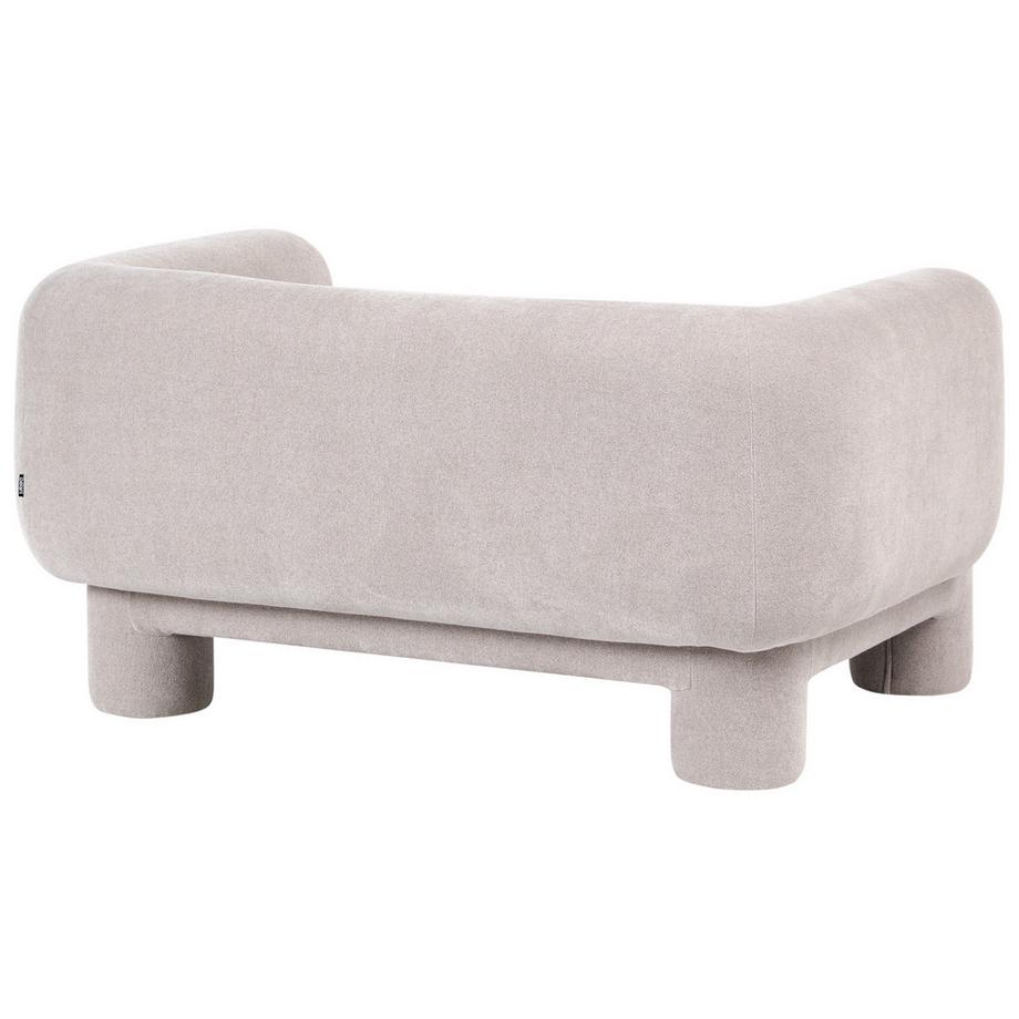 Beliani Canapé 2 places en Tissu Rétro HOGBO  