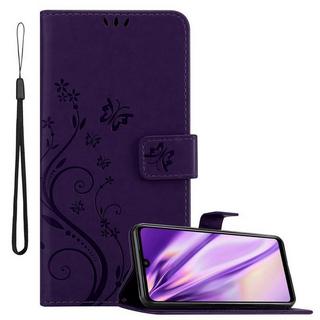 Cadorabo  Hülle für Xiaomi RedMi NOTE 7 Blumen Design Magnetverschluss 