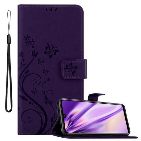 Cadorabo  Hülle für Xiaomi RedMi NOTE 7 Blumen Design Magnetverschluss 