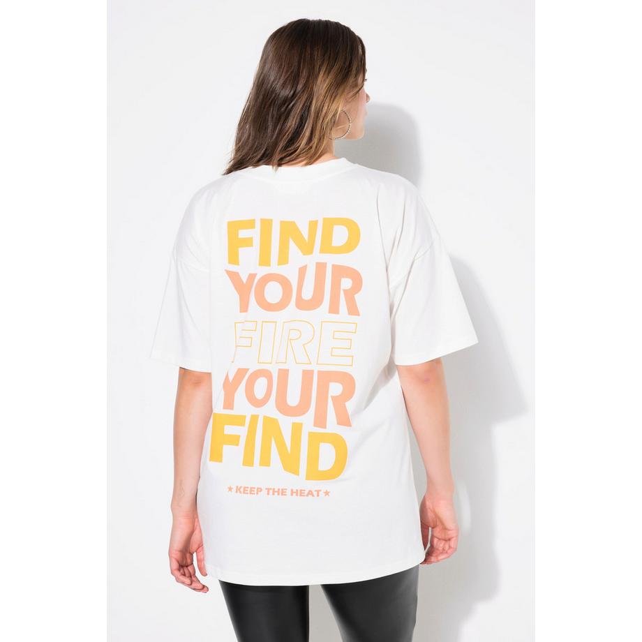 Studio Untold Oversized T-Shirt Neon Print  
