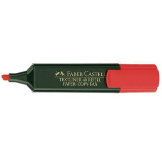 Faber-Castell Faber-Castell 154821 evidenziatore 1 pz Punta smussata Rosso  