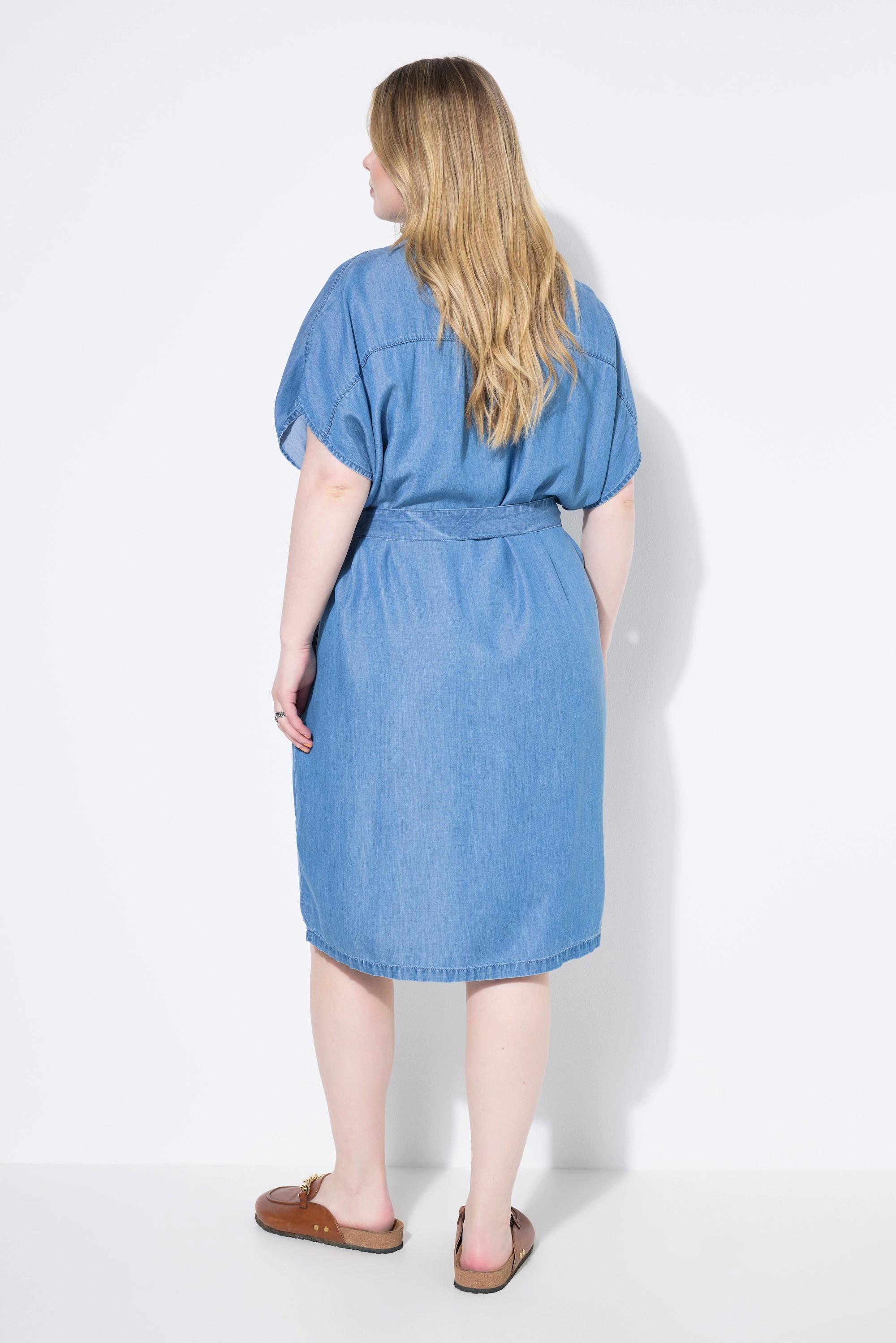 Studio Untold Abito Chemisier Effetto Denim Lyocell  