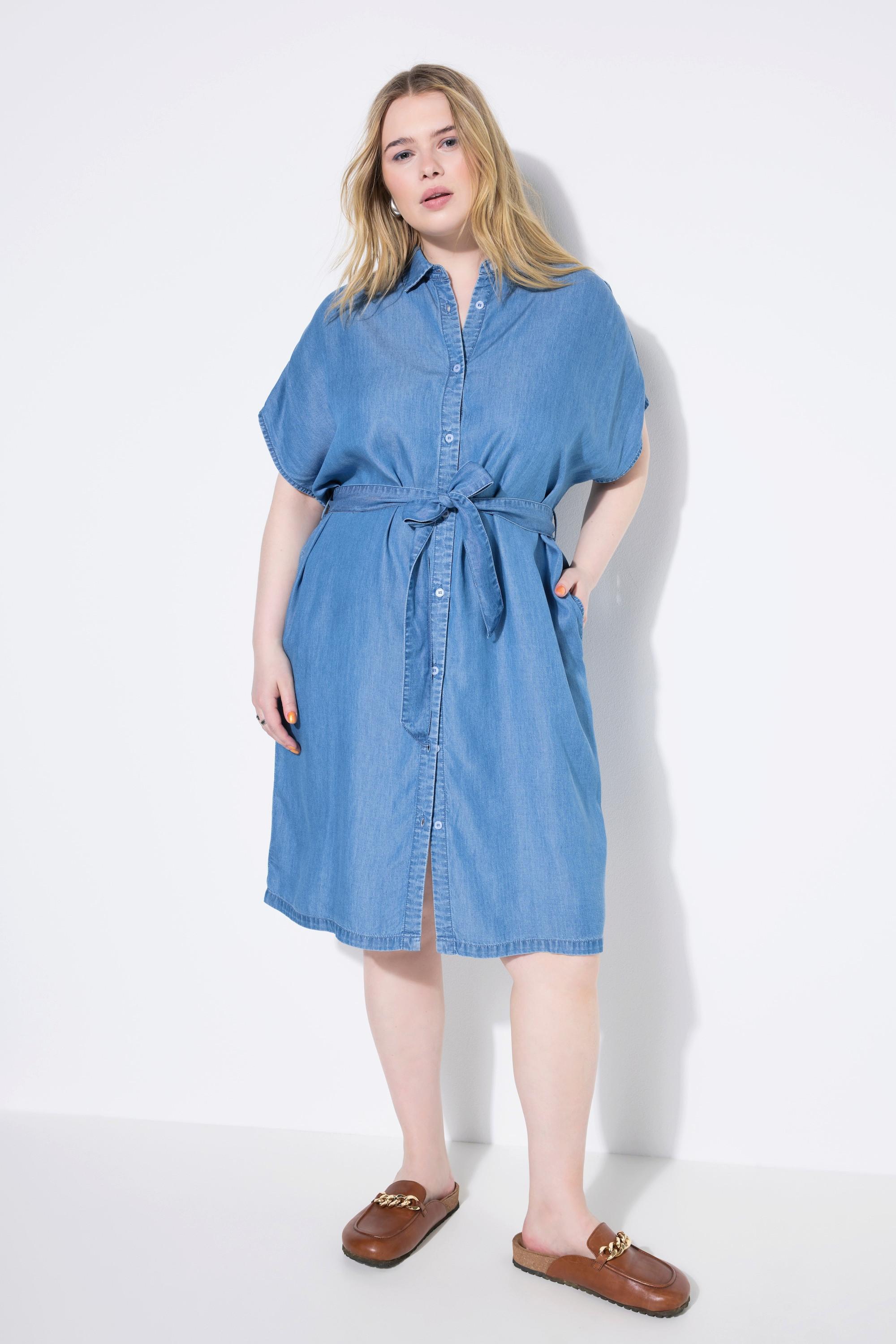 Studio Untold Abito Chemisier Effetto Denim Lyocell  