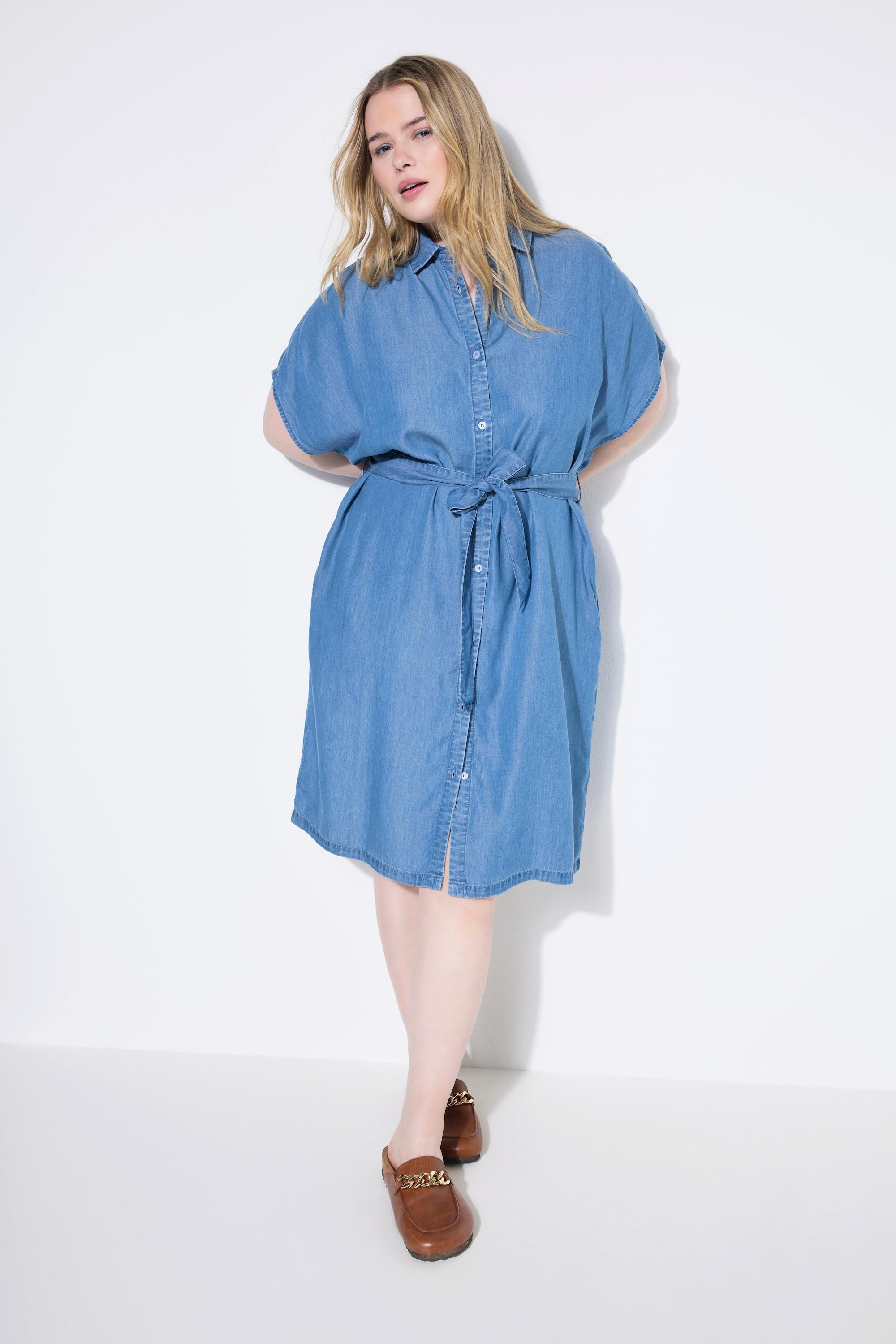 Studio Untold Abito Chemisier Effetto Denim Lyocell  