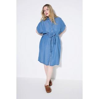 Studio Untold Abito Chemisier Effetto Denim Lyocell  