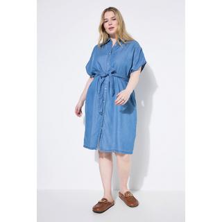 Studio Untold Abito Chemisier Effetto Denim Lyocell  