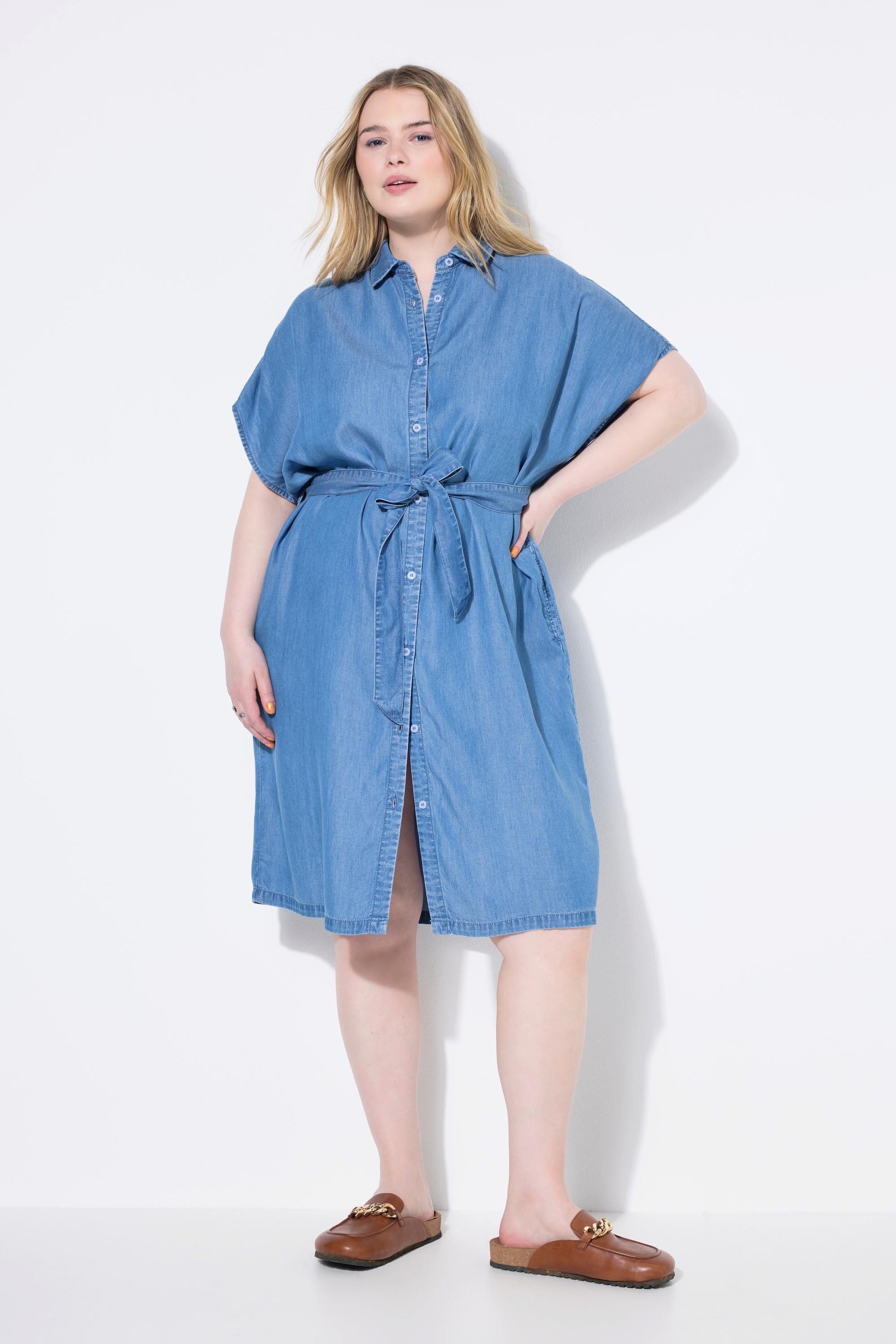 Studio Untold Abito Chemisier Effetto Denim Lyocell  