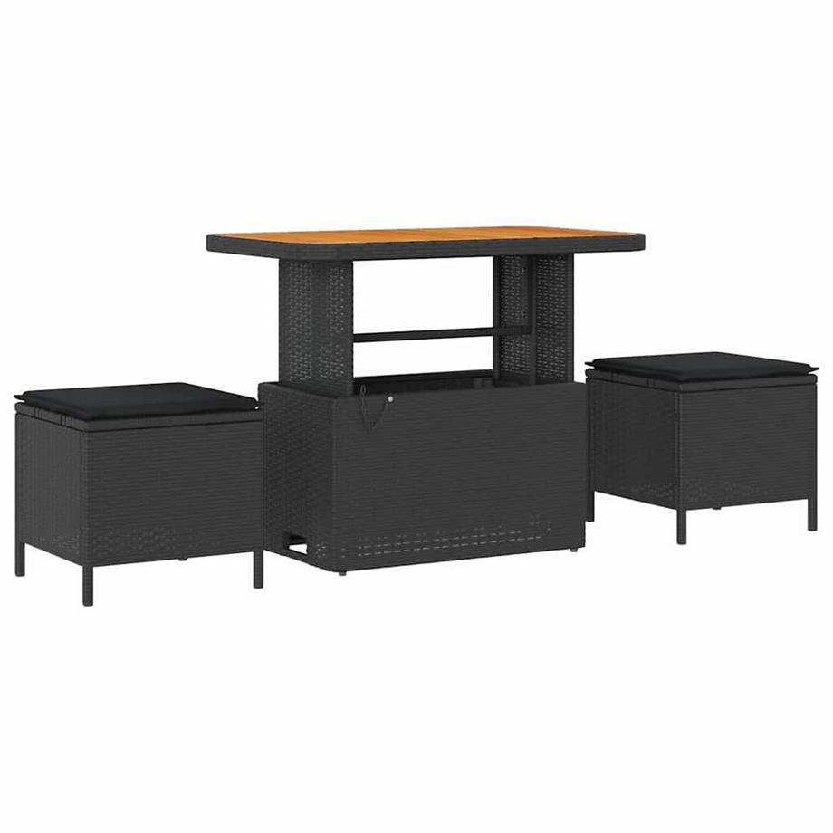VidaXL Canapé de jardin poly rattan  