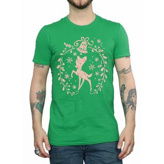 Disney Bambi T-Shirt Couronne de Noël  