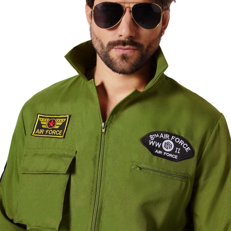 Tectake  Costume da uomo Air Force Pilot 