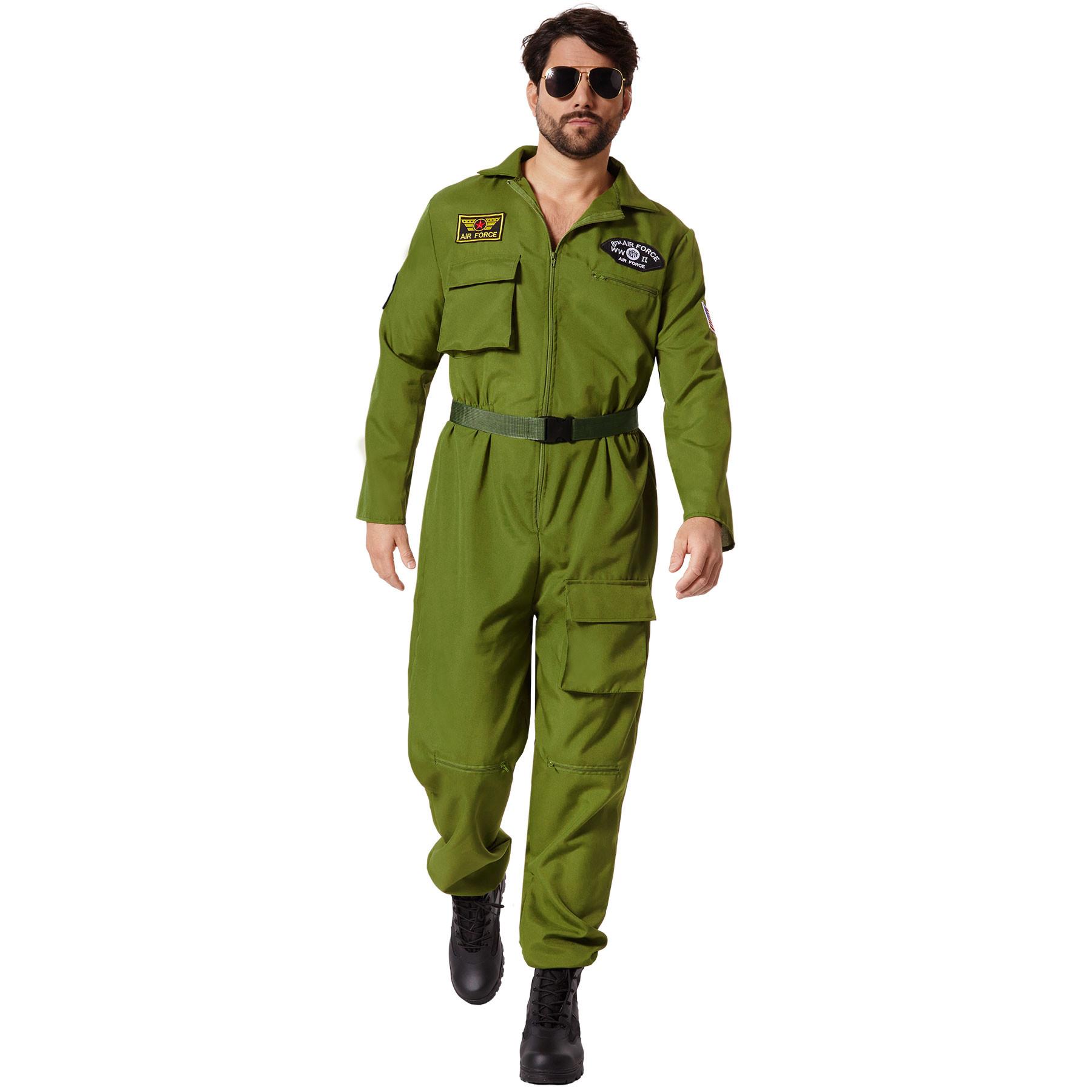 Tectake  Costume pour homme Pilote de l'air 