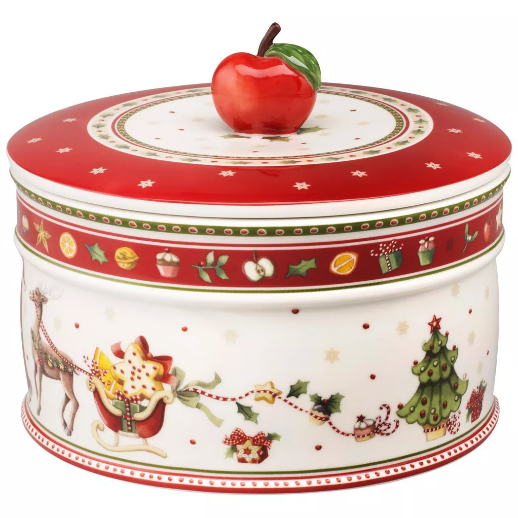 VILLEROY & BOCH - Boite à biscuits GM en porcelaine Winter Bakery Delight