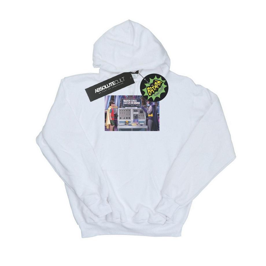 DC COMICS Batman TV Series Batcomputer Felpa con Cappuccio  