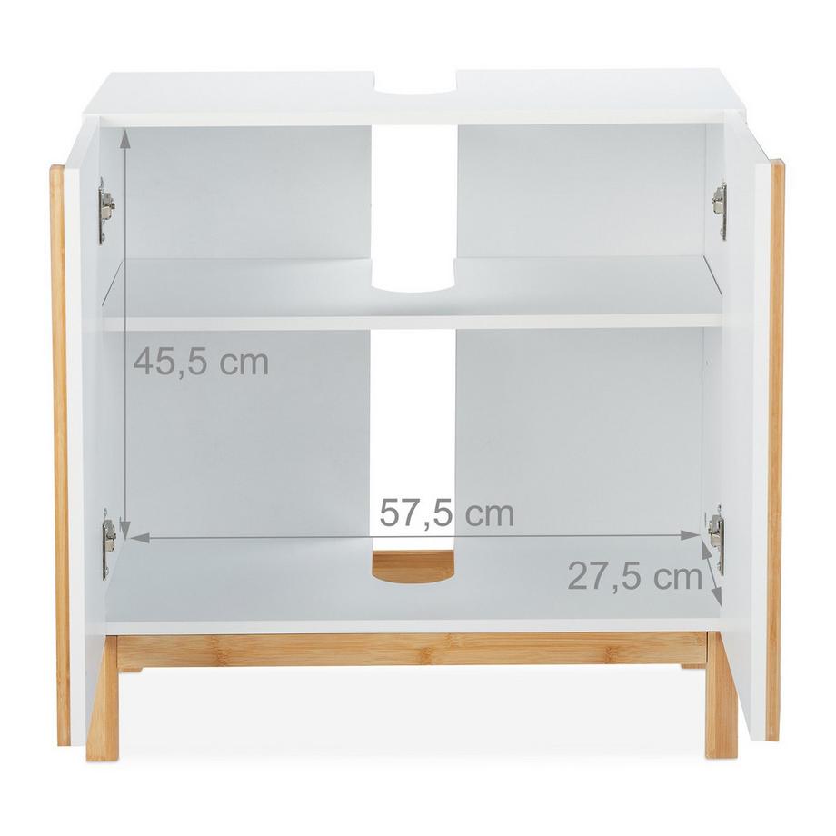 B2X Meuble bas blanc  