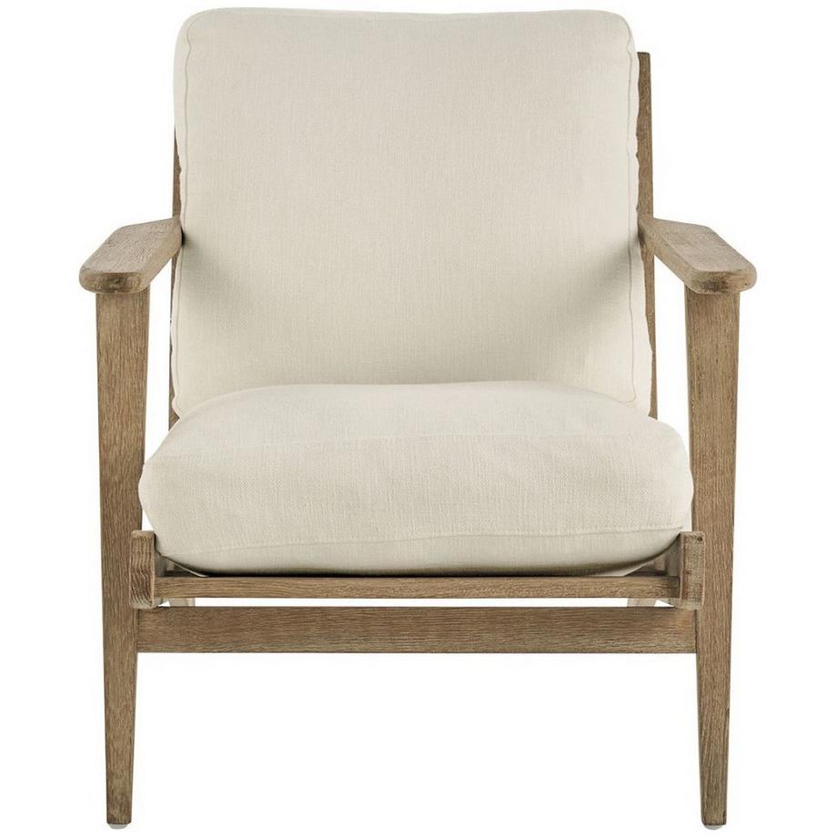 Blanc d'Ivoire Sessel Jules abziehbar Baumwoll-Mix ecru  