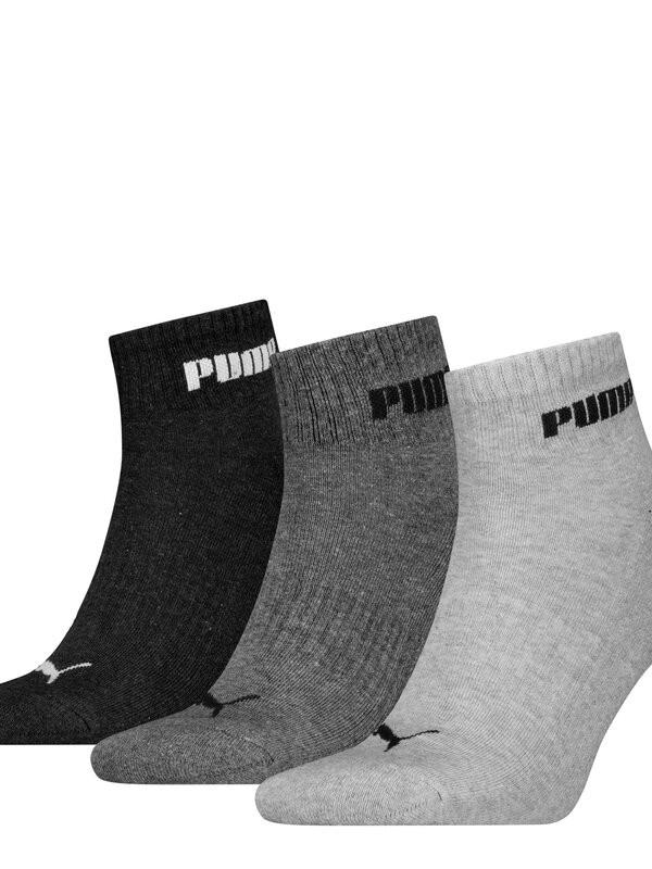 PUMA Cushioned Quarter Socken 3er Pack  