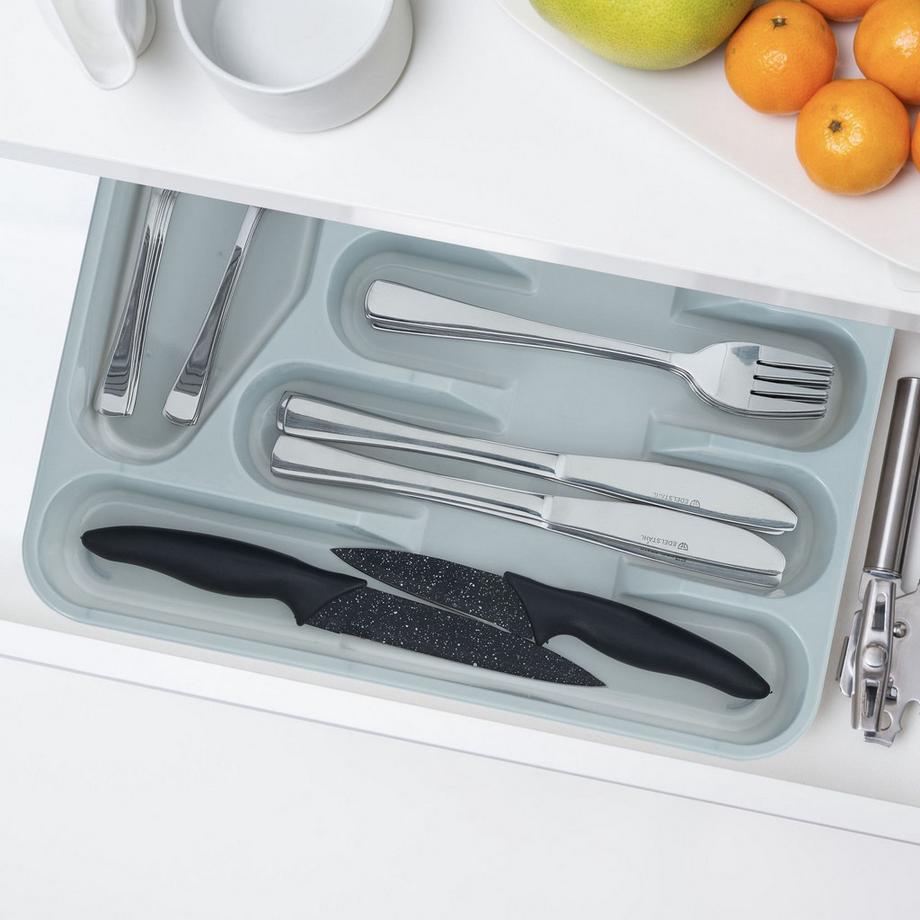 B2X  Coffret de 2 couverts gris 