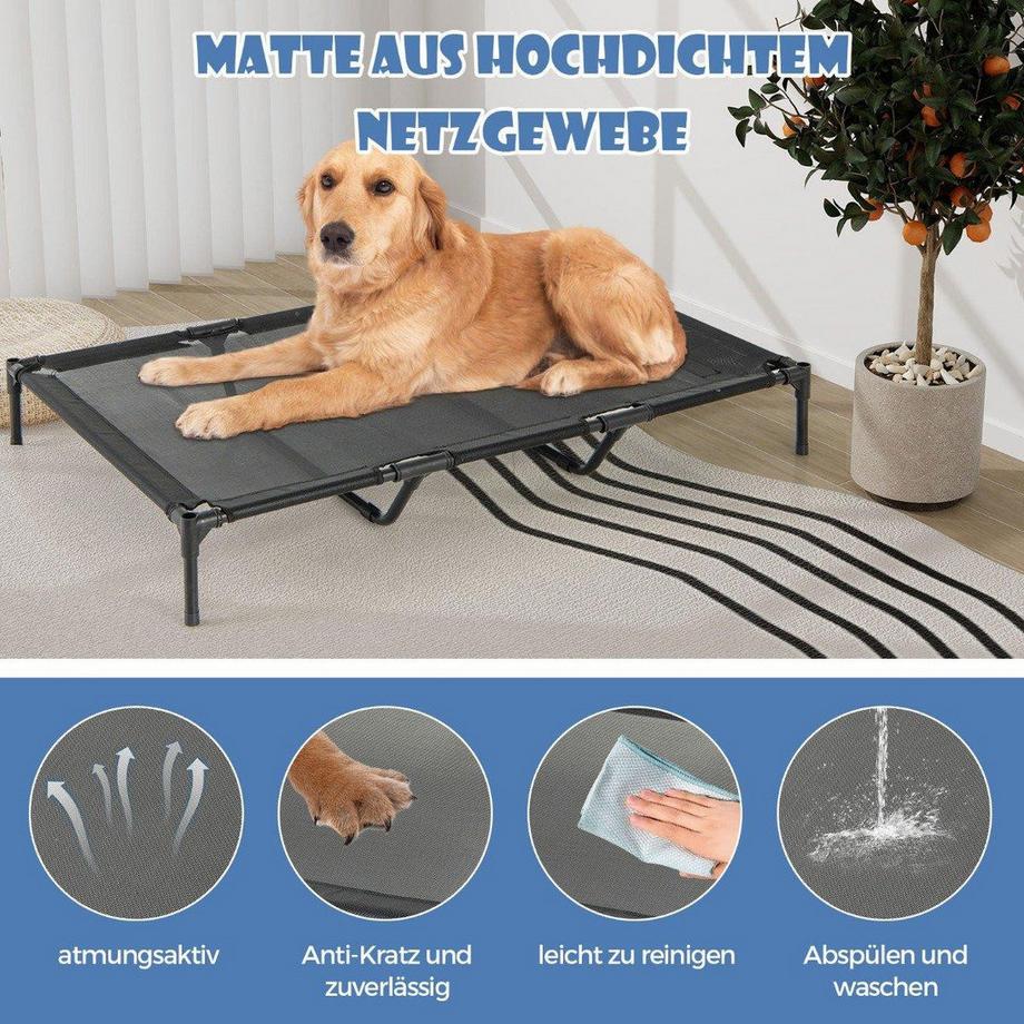 Northix  Erhöhte Hundehütte & Bett 