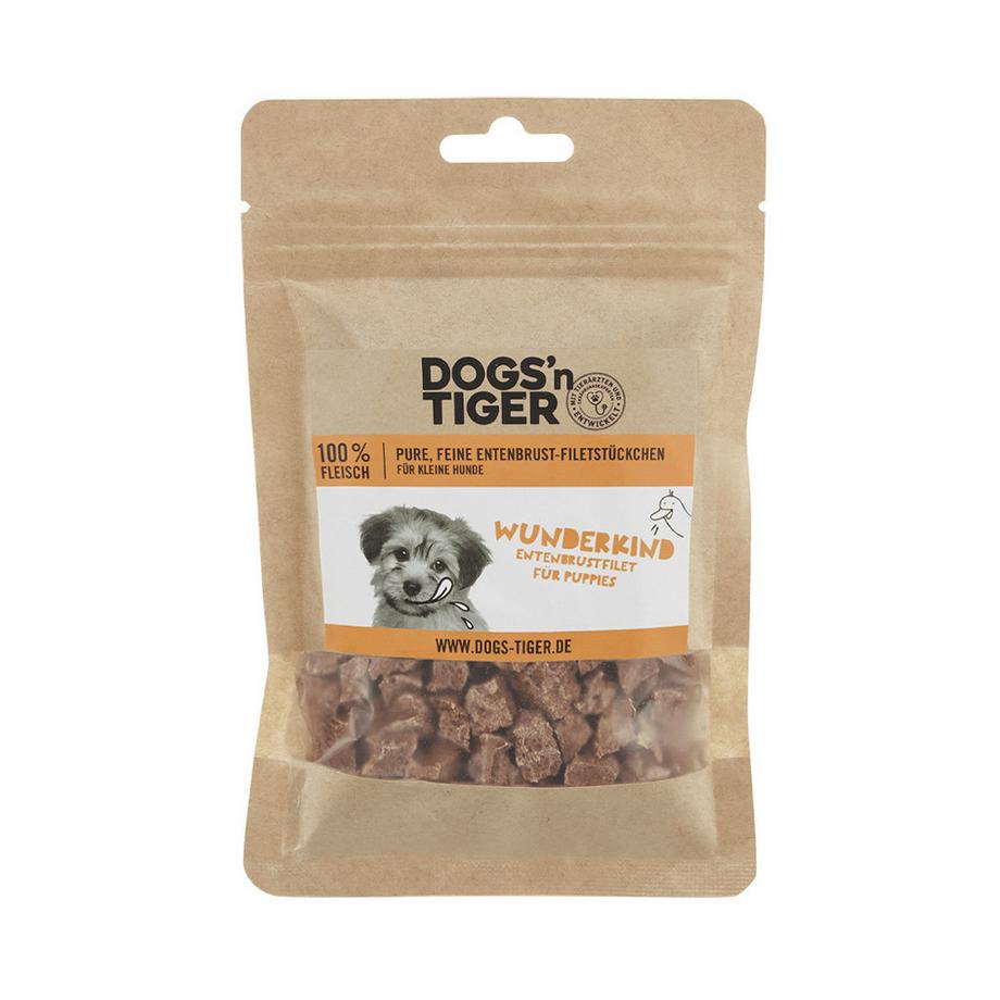 Dogs'n Tiger  Snack Hund Wunderkind Ente 70g 