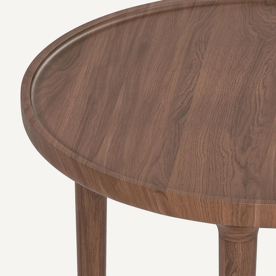 AM.PM Table basse noyer massif  