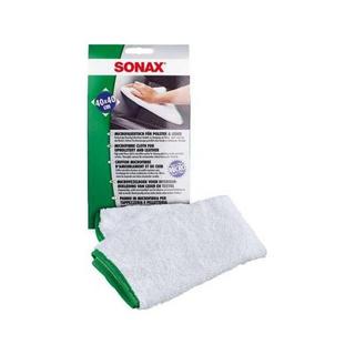 Sonax Sonax 124999 Panno per la Pulizia Microfibra, Poliammide, Poliestere Verde, Bianco 1 pz  