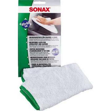 Sonax 124999 Chiffon de nettoyage Microfibre, Polyamide, Polyester Vert, Blanc 1 pièce(s)