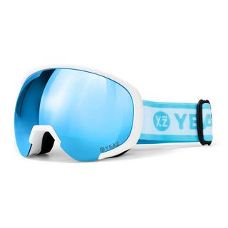YEAZ  BLACK RUN Masque de ski/snowboard bleu clair/mat blanc 