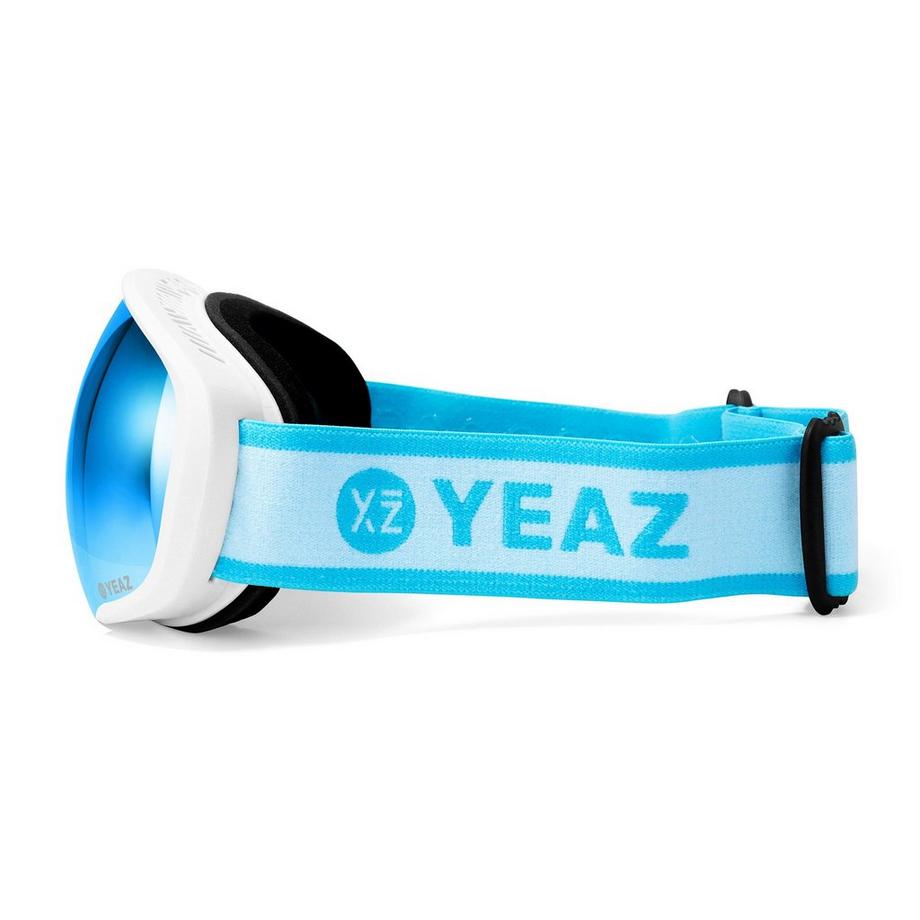 YEAZ  BLACK RUN Ski- und Snowboard-Brille hellblau/matt weiß 